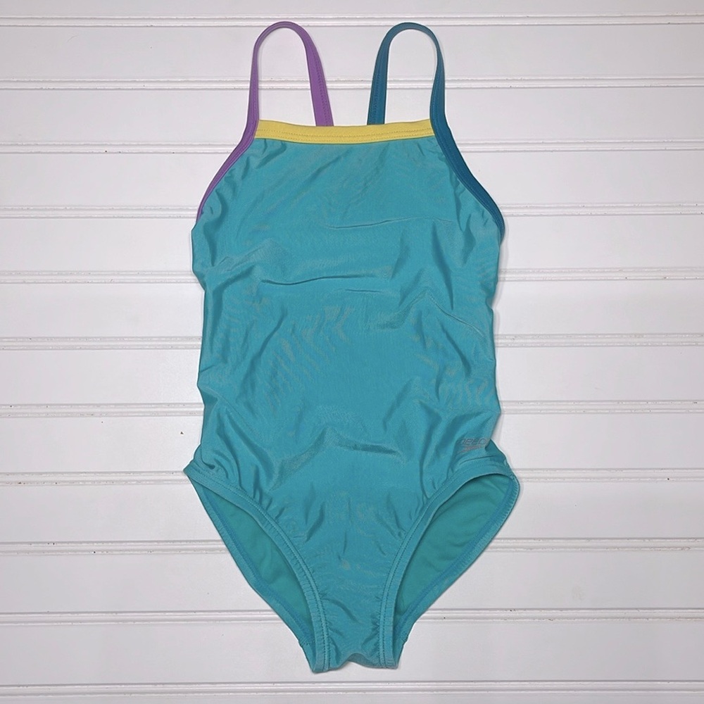 SPEEDO VGUC Athletic Practice Swim Team Competitve One Piece Swimsuit